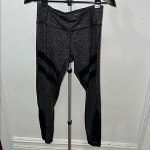 Gray and Black Leggings